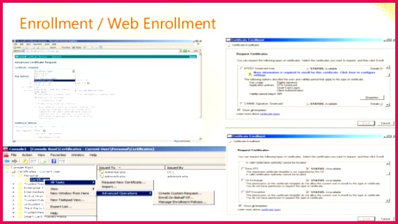 Enrollment Web Enrollment 51 Issuing Certificates