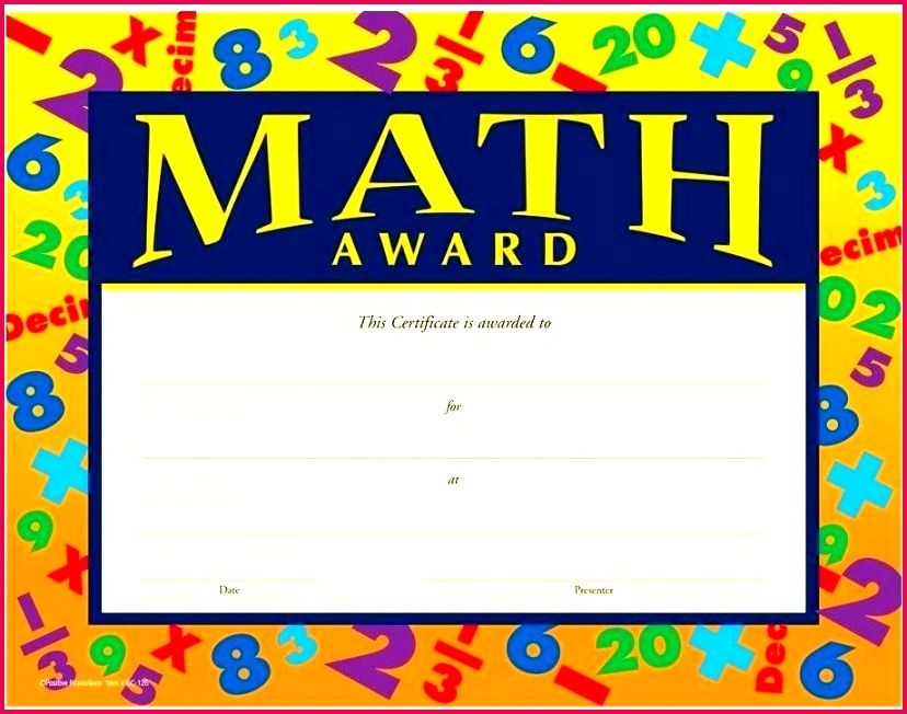 math certificate templates free template printable award maker for kids resume references print