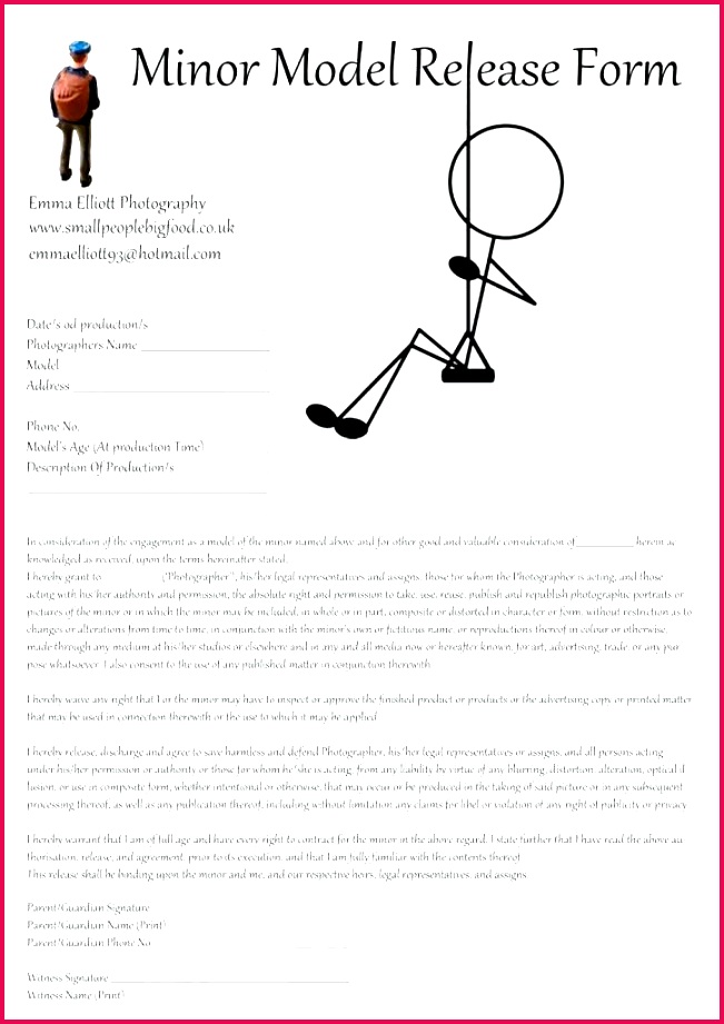 medical release forms template best of child consent form fresh parental travel uk pdf te