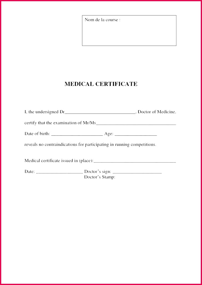 fake medical certificate template awesome free image medium