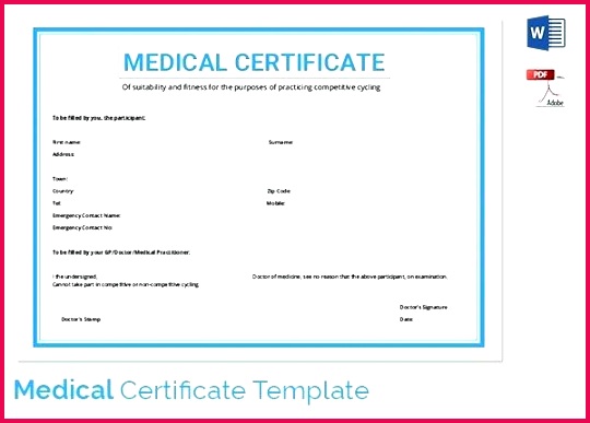 sample medical certificate template doctors certificate template dr certificate template