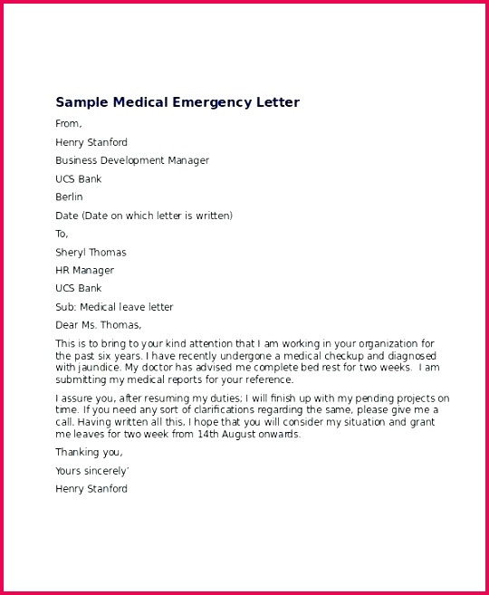 leave application doctor letter for school absence holiday request email sample resignation letters due to sickness illness of