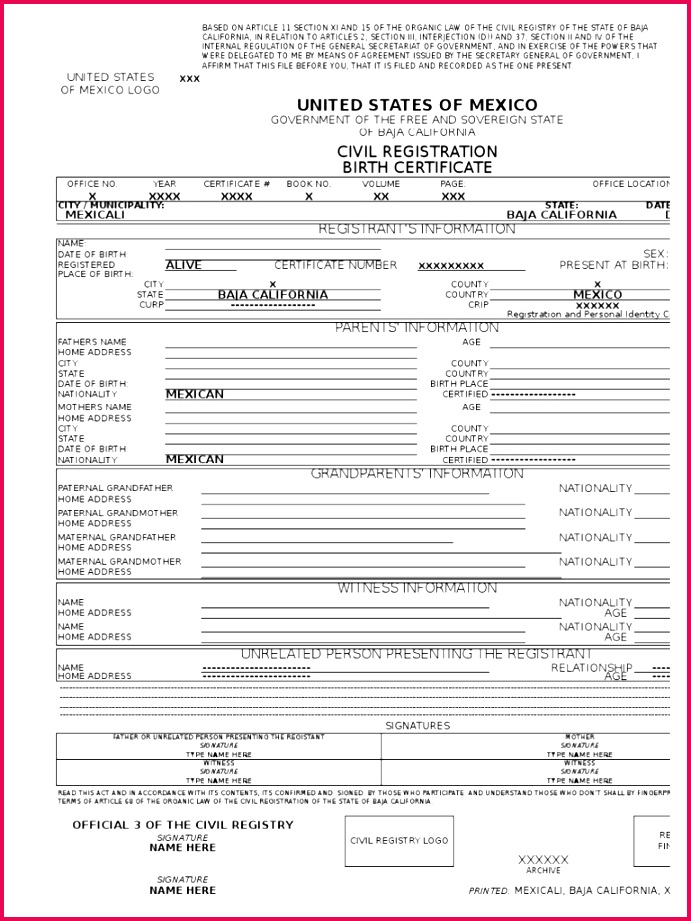 mexican marriage certificate translation template fresh mexican birth certificate translation template fresh certificate of mexican marriage certificate translation template