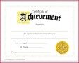 3 Military Certificate Of Achievement Template