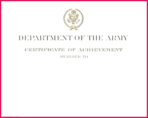 department of the army certificate training template 6 what is form pro printable ppt