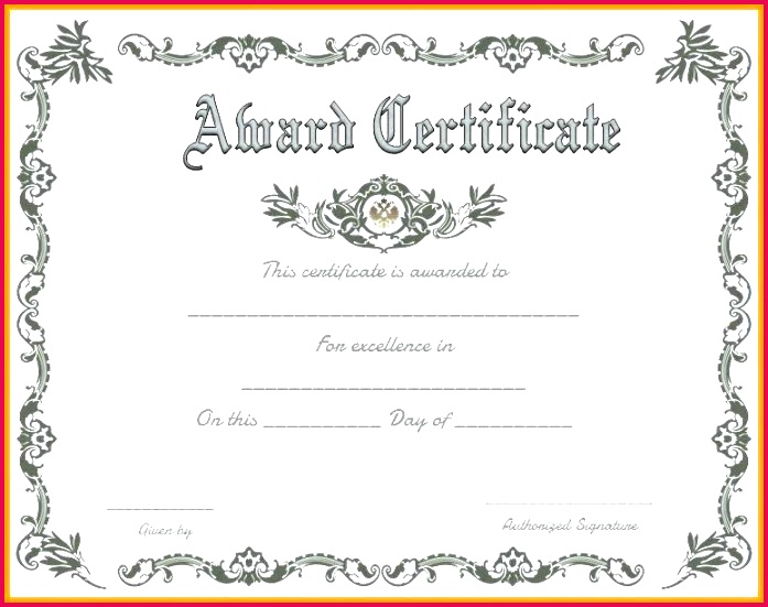 awards template word certificate templates free premium music printable award certificates