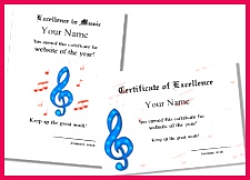 Music certificate templates 162225 music certificate 9