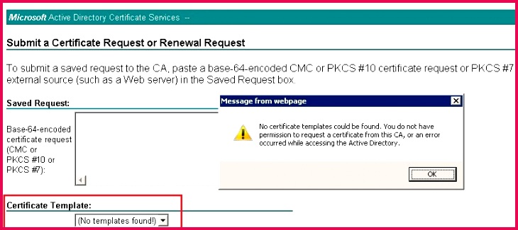 No Certificate Templates Could Be Found Costumepartyrun Summary Windows Server 2012 Certificate Template Versions And