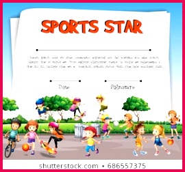 Vectores imágenes y arte vectorial de stock sobre Diploma Deportivo 270252 sports star certificate template kids 260nw