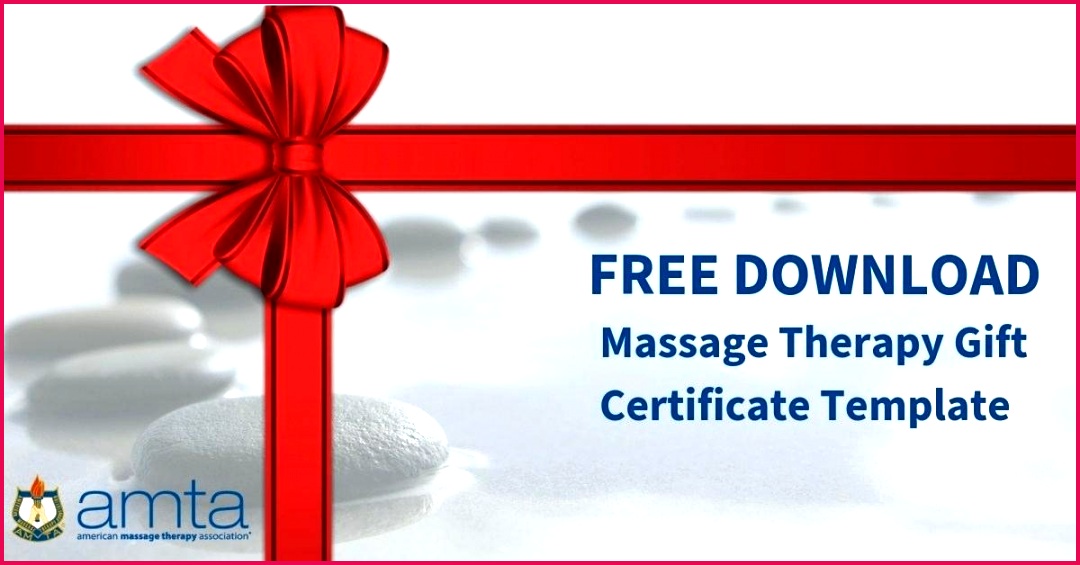 free massage therapy t certificate template voucher