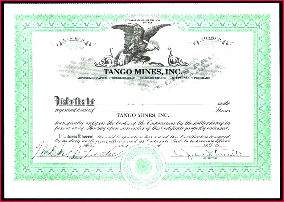 blank stock certificates printable free for you corporate certificate template word of templates secretary pany secreta