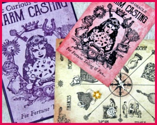 Charm Casting Set Charm Casting Casting Board & Charms Pendulum Board Casting Board Fortune Telling Game Divination Tarot Oracle