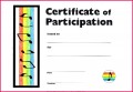 4 Participation Certificate Templates for Kids