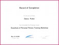 5 Personal Trainer Gift Certificate Template