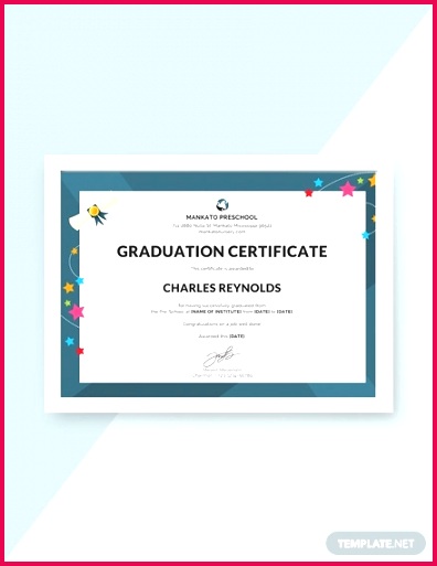 free pre school graduation