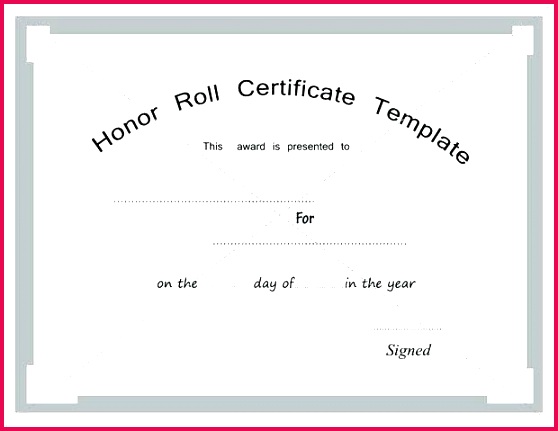 free and premium honor roll certificate templates template award what is