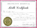 3 Printable Boy Birth Certificate Templates