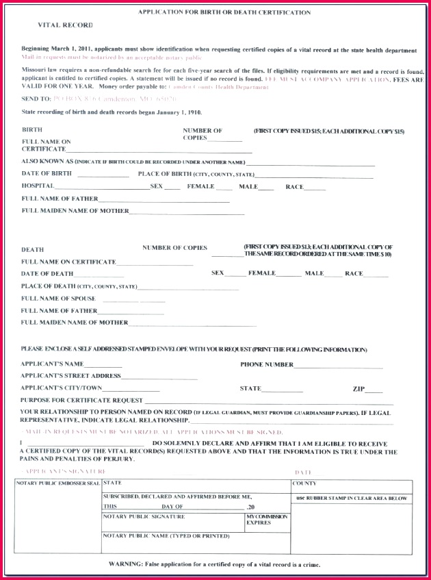 blank birth certificate form pictures of certificates printable