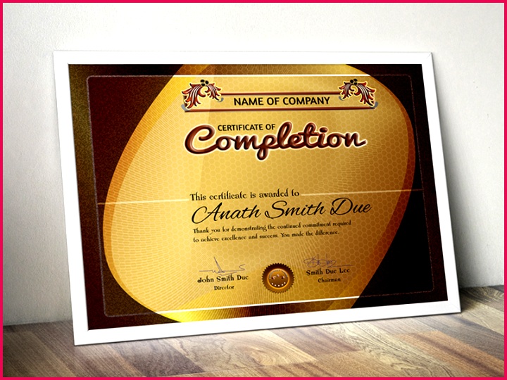 Free Certificate Templates PSD