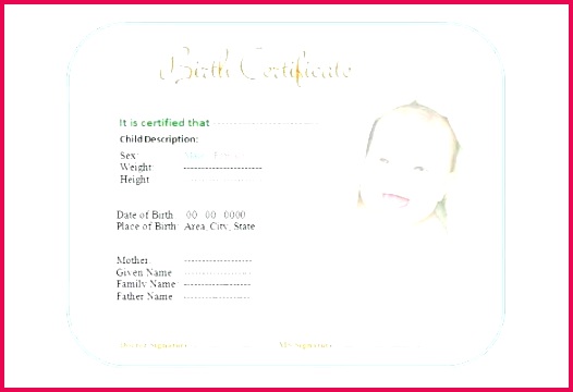 unique baby doll birth certificate template best reborn dolls blank bangladesh format of certifica