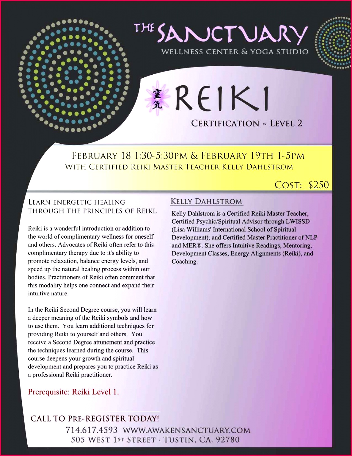 Free Reiki Brochure Template Best Level2 Reiki Certification Free Reiki Brochure Template Best 10