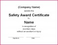 4 Safety Patrol Certificate Templates