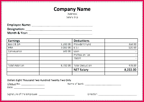 7 payslip templates excel formats weekly template example basic payslip template salary invoice fake weekly photo large salary certificate sample and payslip template weekly salary payslip te