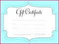 4 Salon Gift Certificate Template