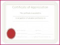 7 Sample Certificate Of Appreciation