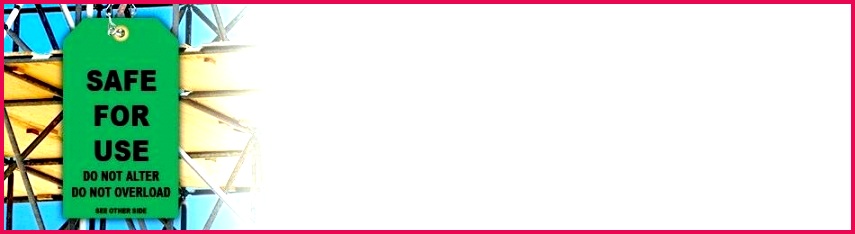 Scaffold Inspection Tags Training London