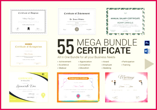 83 PSD Certificate Templates 540378 Best Mega Certificate Bundle