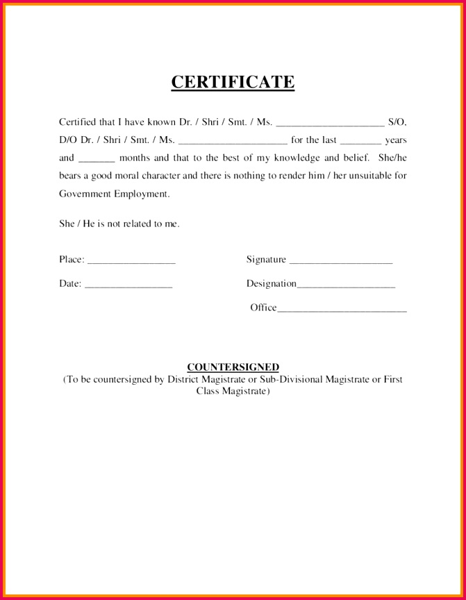 christian character certificate templates 10 good moral character