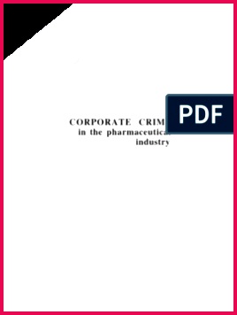 John Braith Waite Corporate Crime in the Pharmaceutical Industry 268356