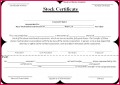 3 Share Certificate Template Canada Free