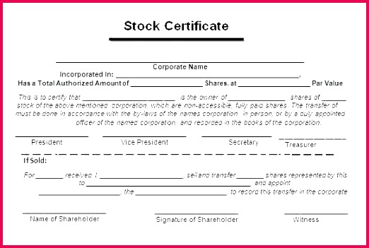 certificate of stock ownership template 522351 free share certificate template of stock ownership ate corporate word ates format corporation form best
