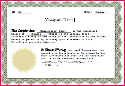 editable stock certificate template ms word stock certificate template word excel templates templates
