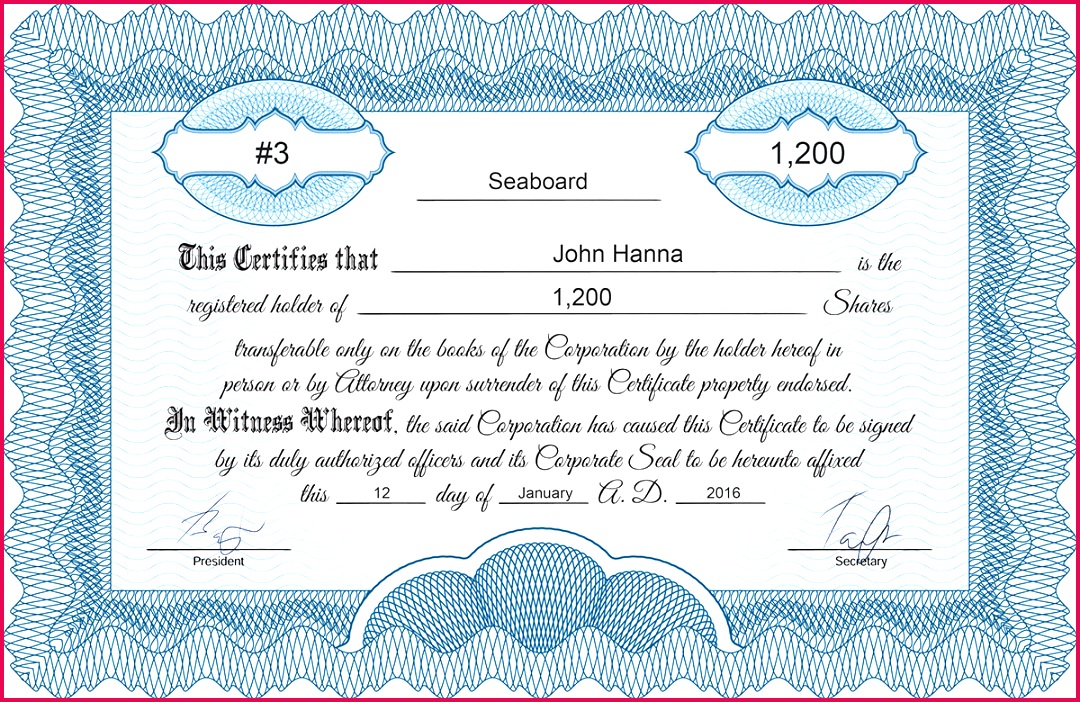 Free stock certificate online generator 1080702 inc classic