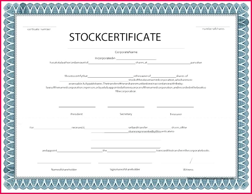 shares certificate template free stock templates word lab pany share south africa