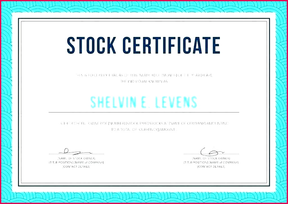 stock certificate template free share south corporate ontario templates word printable cert