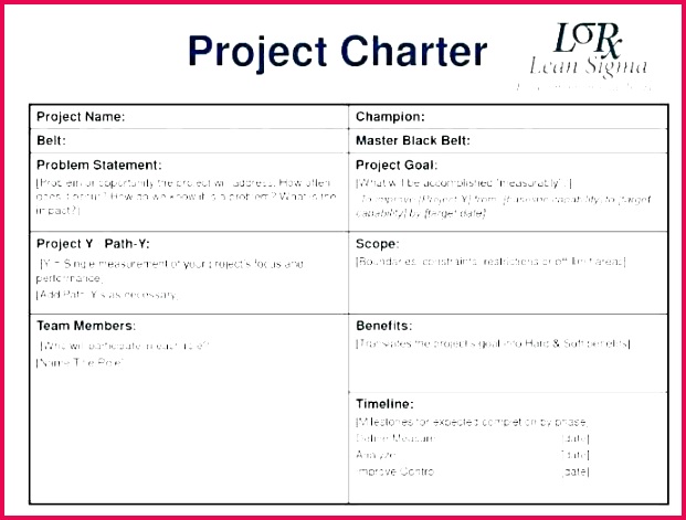 define event templates lean six sigma group project charter mpla management charr example sample image template summary tem