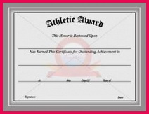 Sports Certificate Template Printable Certificates Award Certificates Certificate Templates Award Template Resume