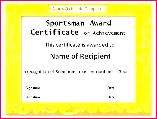 award templates word soccer certificate template athletic printable sports