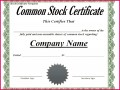 5 Stock Certificate Template Eagle