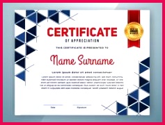 Multipurpose Professional Certificate Template Design