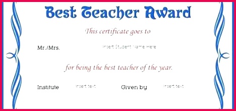printable certificates for teachers best teacher awards them or print ever certificate of the month be