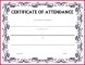6 Template Certificate Of attendance Conference