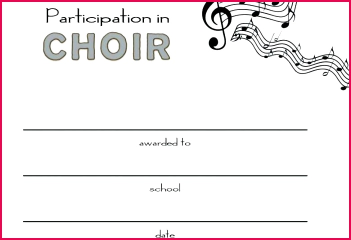 choir certificate template free printable certificates award templates enchanting baseball example which can be used as custom o