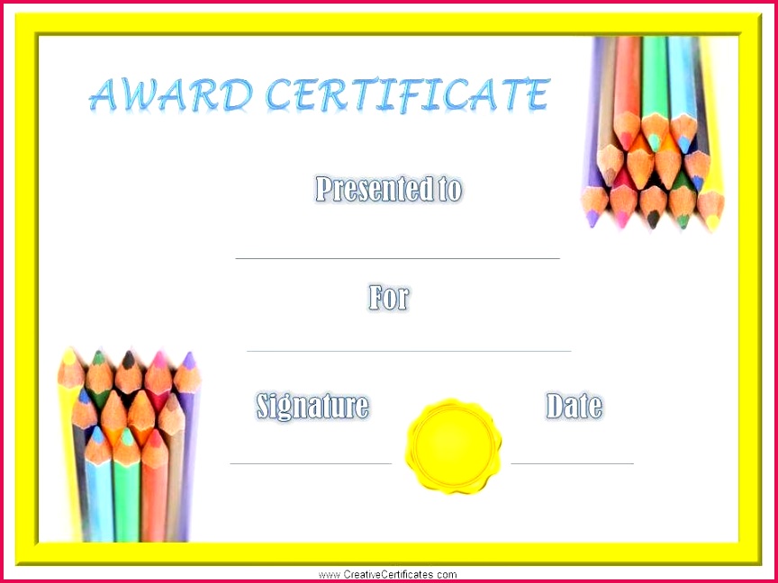 Free printable children s certificates Most of the kids certificate templates can be customized online before they are printed Many designs available