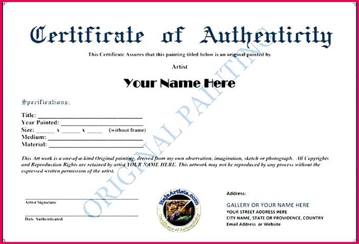 diamond certificate of authenticity template best templates temp