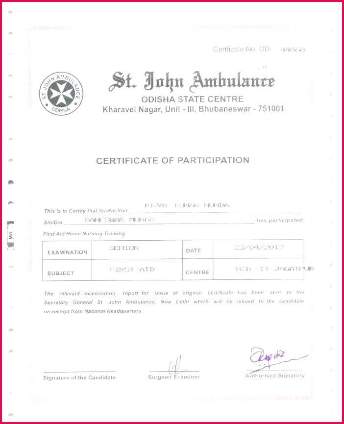 appreciation certificate